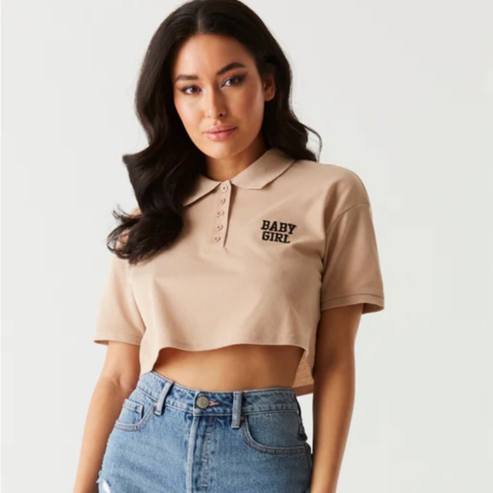Boxy Crop Polo